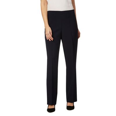 The Collection Petite Navy straight fit petite trousers